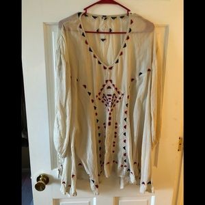 Cute boho tunic top
